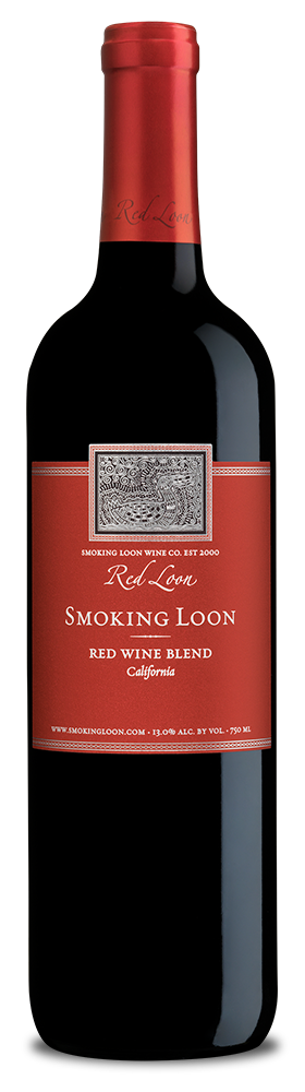 Smoking Loon Red Wine Blend bottle