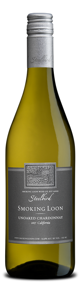 Smoking Loon 'Steelbird' Unoaked Chardonnay bottle